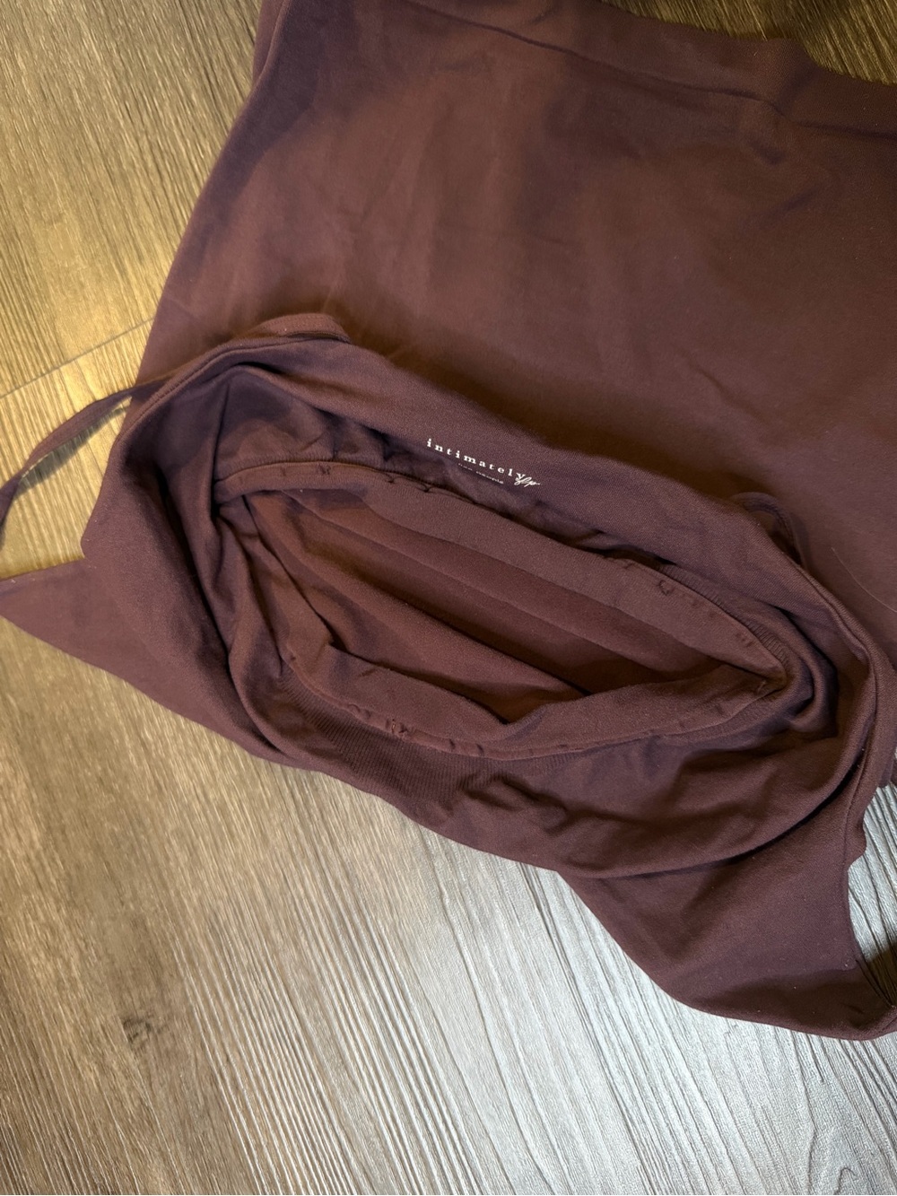 Free People Deep Burgundy Tank Top